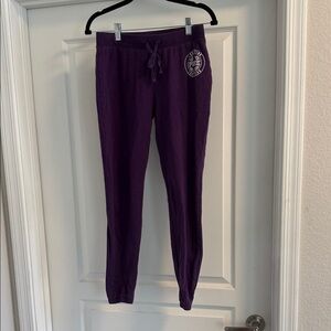 PINK Victoria's Secret Purple Jogger Pants